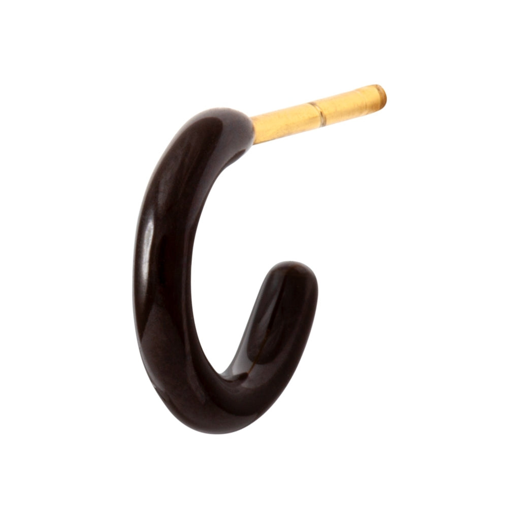 LULU Copenhagen Color Hoop 1 st Hoops Svart