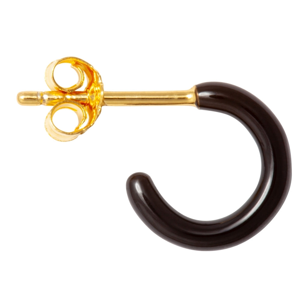LULU Copenhagen Color Hoop 1 st Hoops Svart