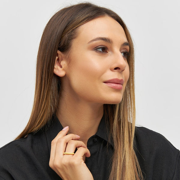 Ring gul on sale