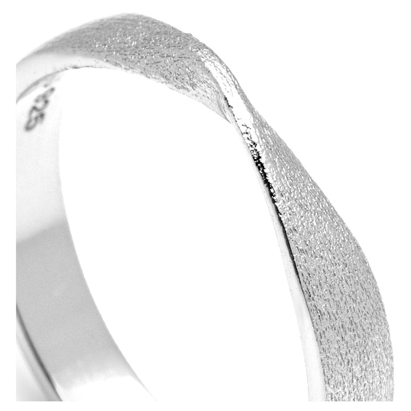 LULU Copenhagen 180 RING BRUSHED - SILVER PLATED Rings Silver