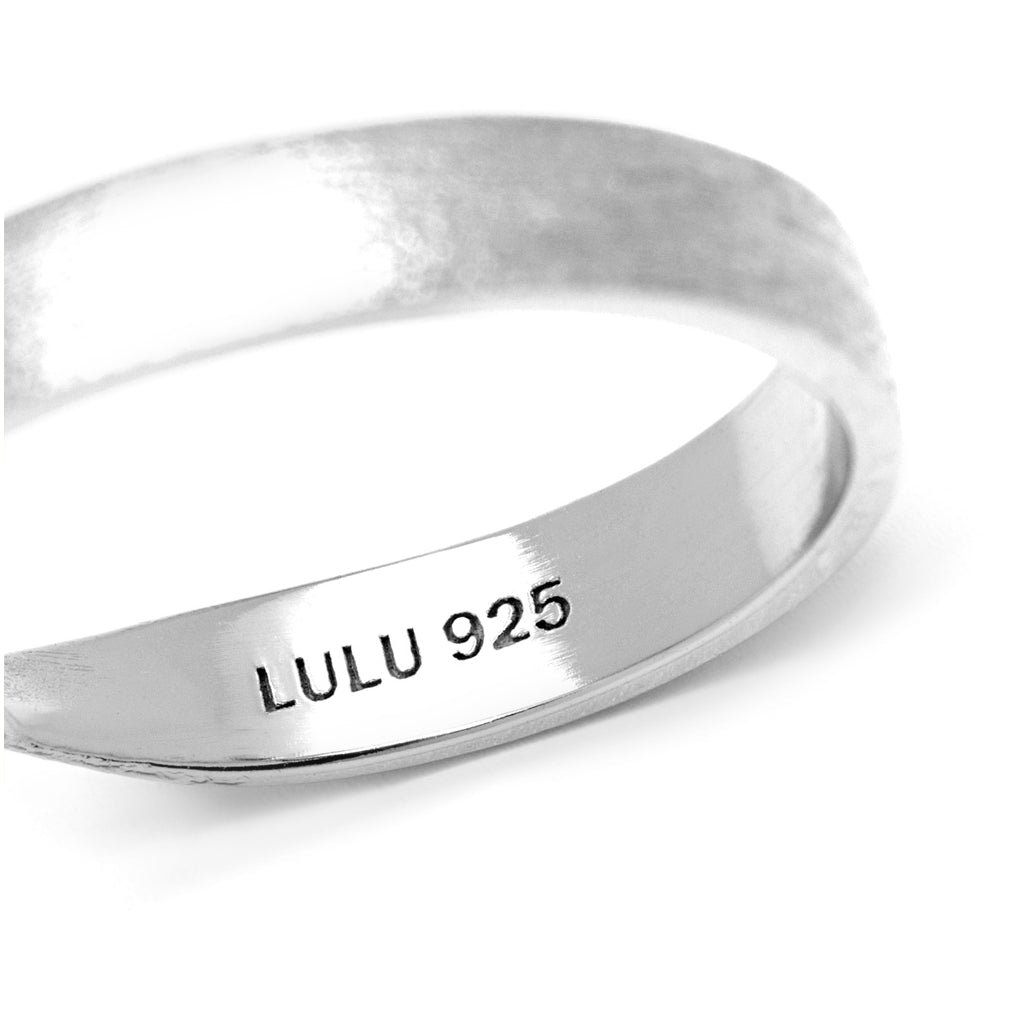 LULU Copenhagen 180 Ring borstad Rings Silver