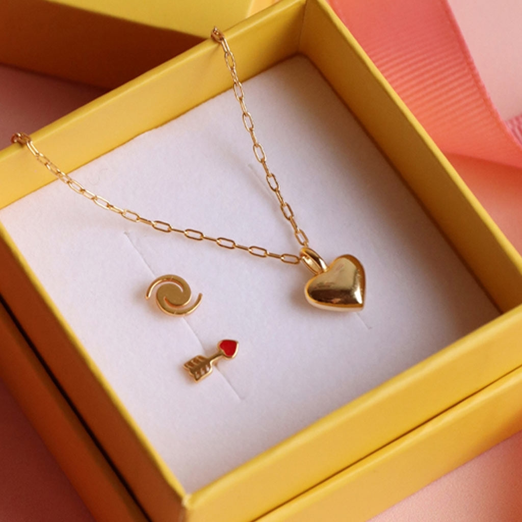 LULU Copenhagen Amor örhänge 1 st Ear stud, 1 pcs Guldpläterad