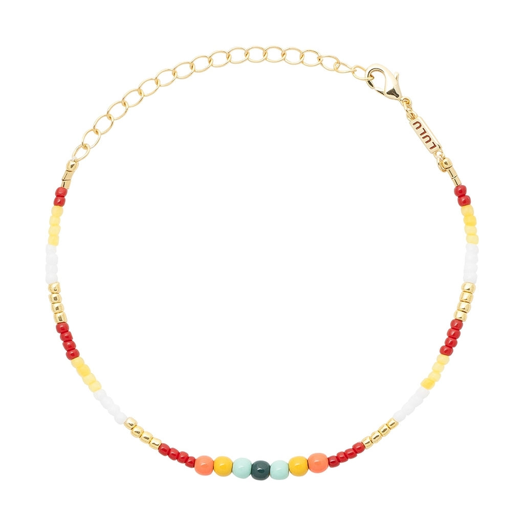 LULU Copenhagen Amour Armband Bracelets Golden Leafs