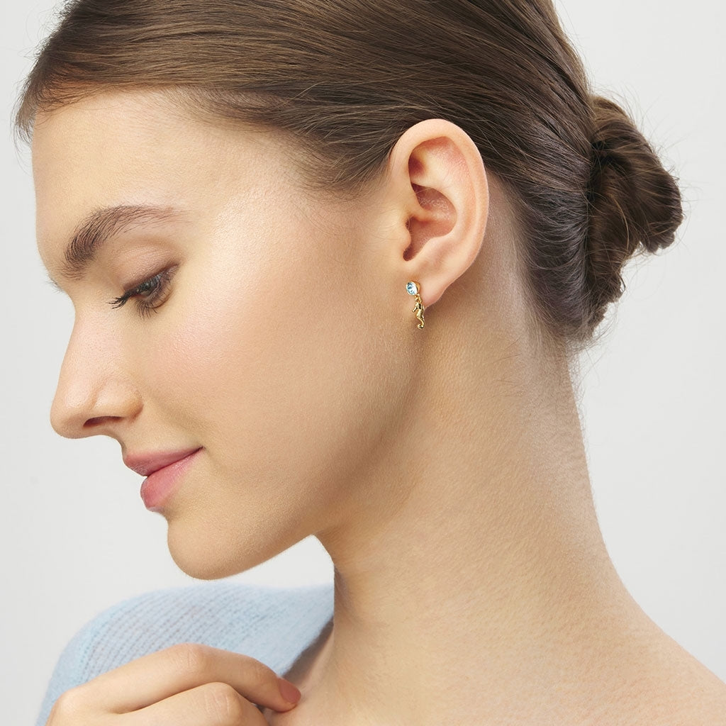 LULU Copenhagen Beach Life örhänge 1 st. Ear stud, 1 pcs Guldpläterad