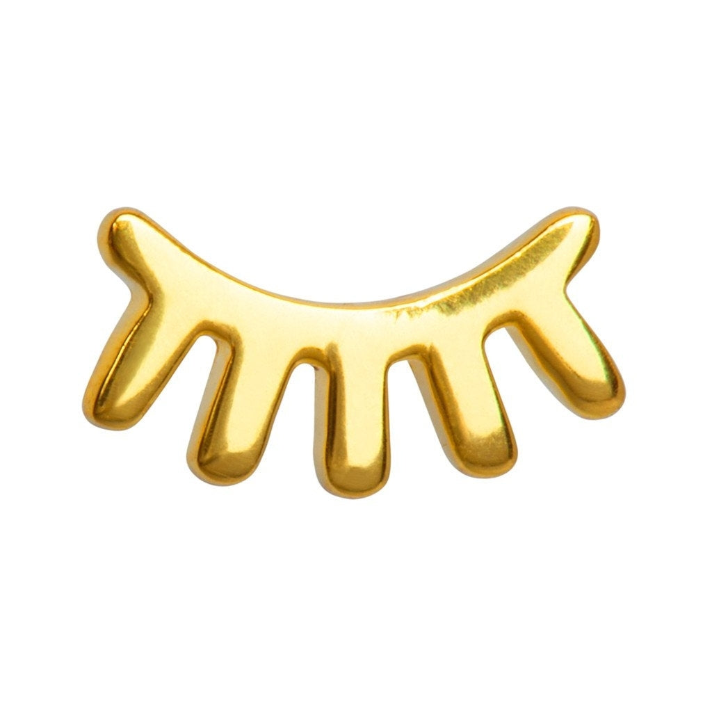 LULU Copenhagen Blink örhänge 1 st glänsande Ear stud, 1 pcs Guldpläterad
