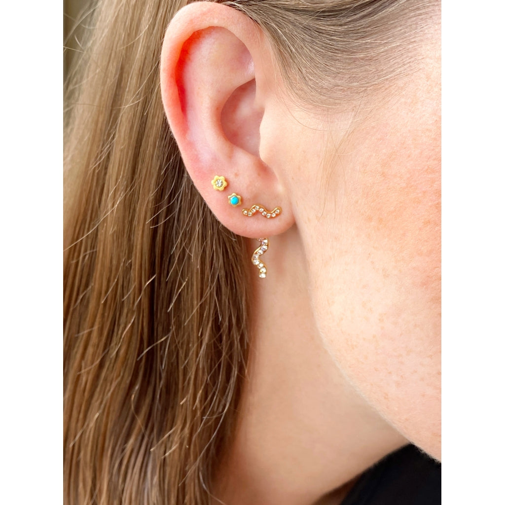 LULU Copenhagen Blomst örhänge 1 st Ear stud, 1 pcs