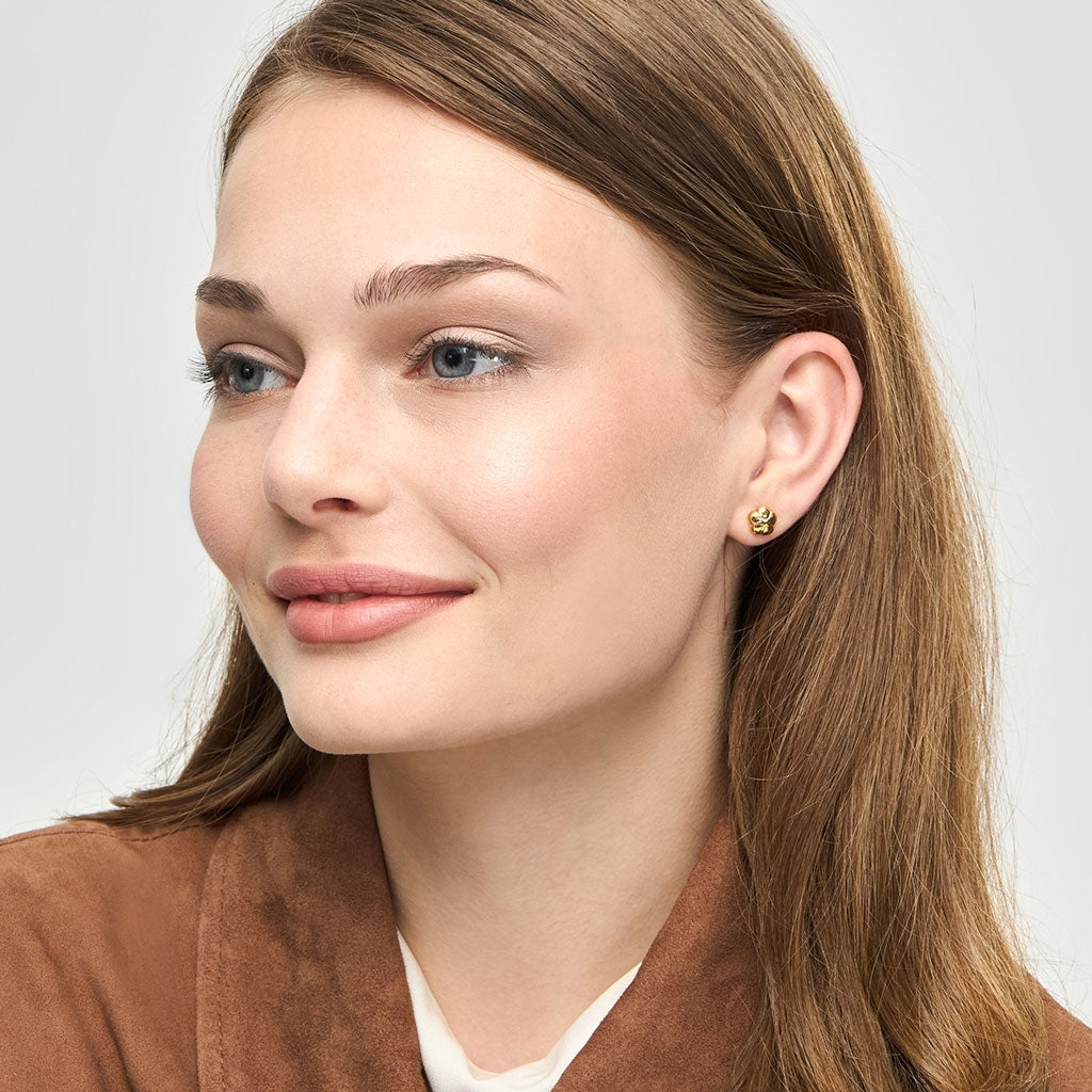LULU Copenhagen Bloom örhänge 1 st Ear stud, 1 pcs Guldpläterad