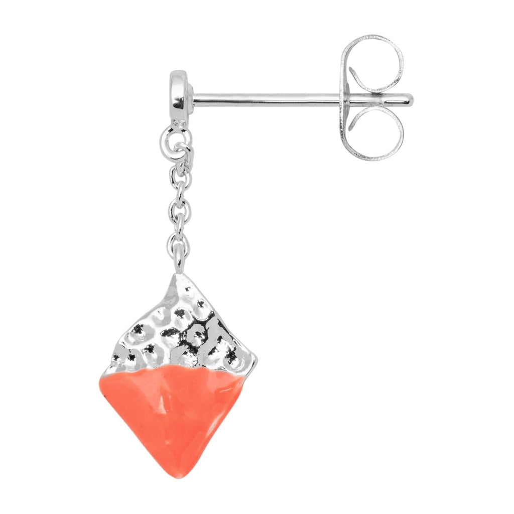 LULU Copenhagen Boheme Dipped örhänge 1 st Ear stud, 1 pcs Orange/Coral