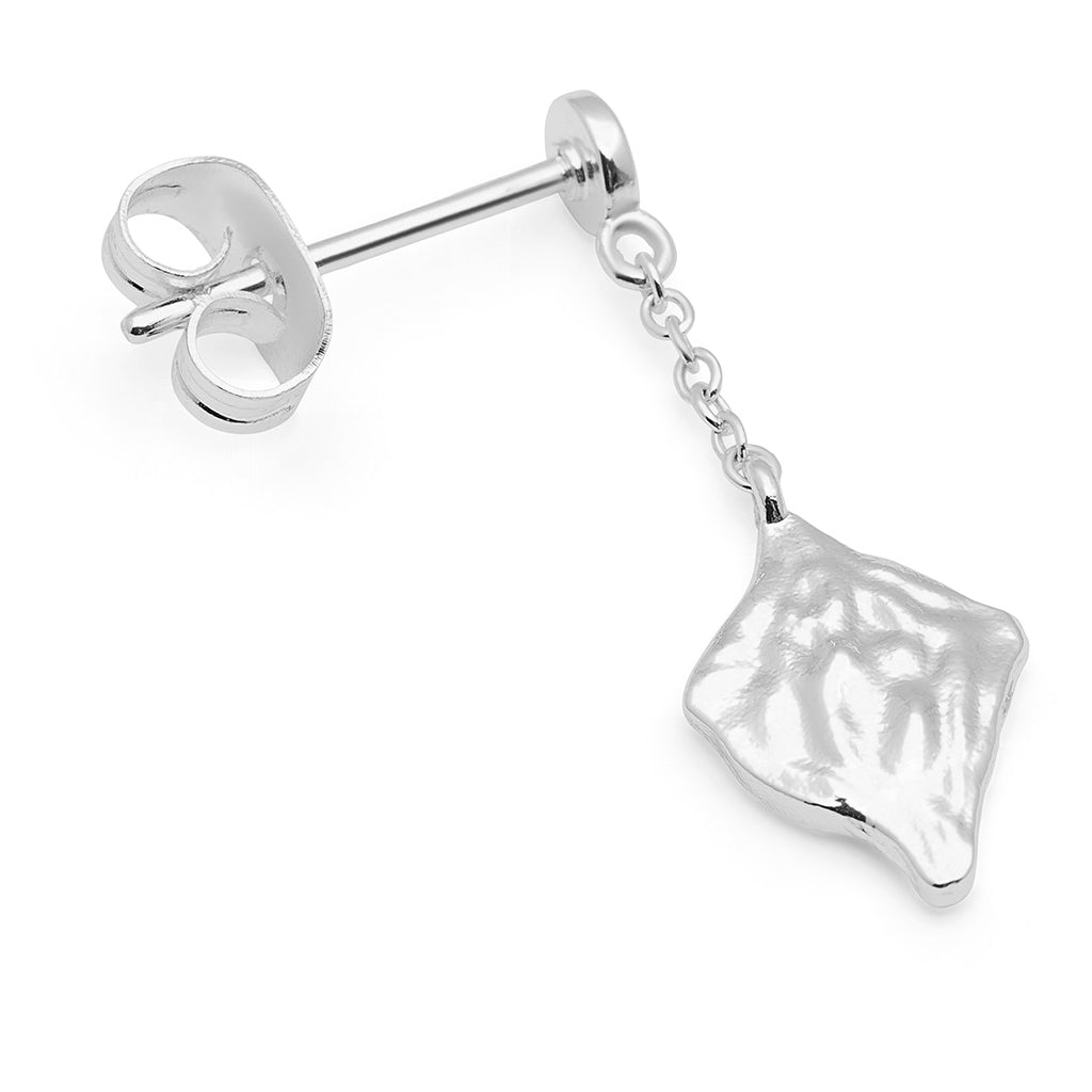 LULU Copenhagen Boheme Silverplateräd örhänge 1 st Ear stud, 1 pcs Silver Plated