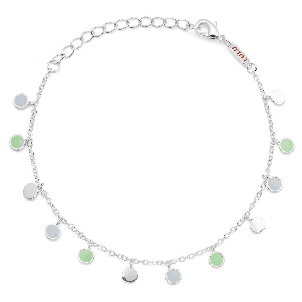 LULU Copenhagen Boho Armband Bracelets Skyride Blue/Seasalt Green