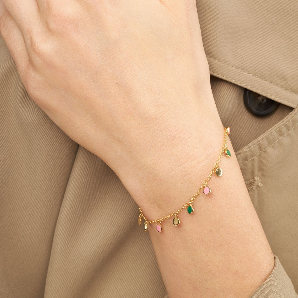 LULU Copenhagen Boho Armband Bracelets Grön