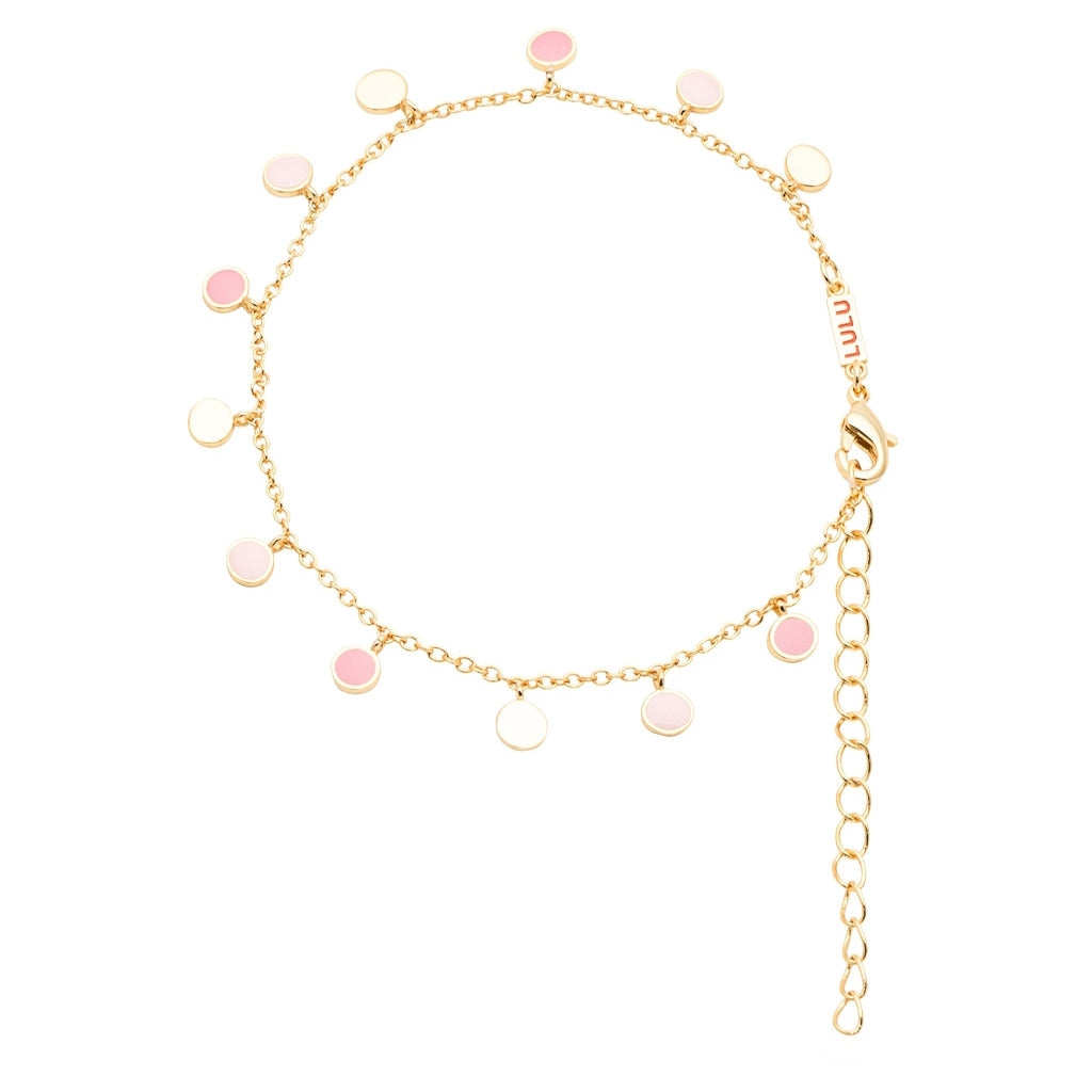 LULU Copenhagen Boho Armband Bracelets Ljusrosa