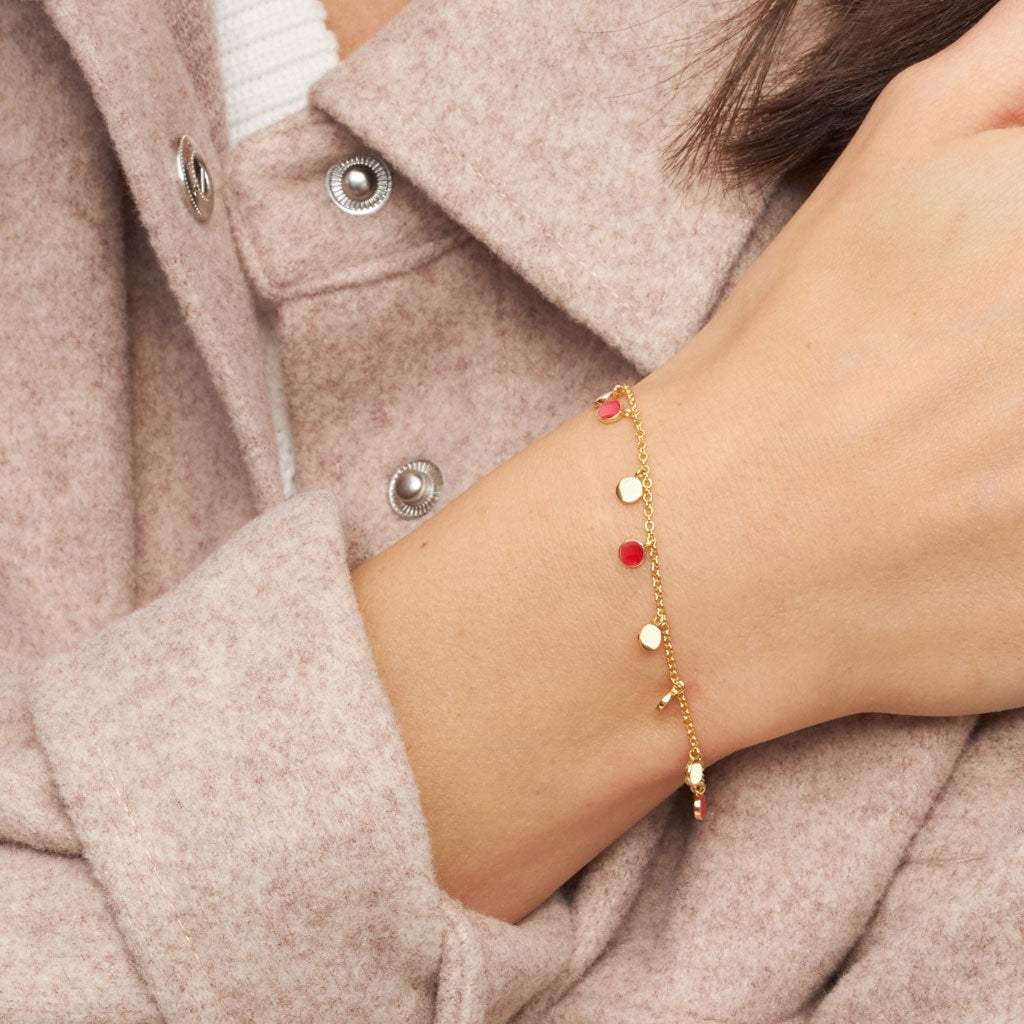 LULU Copenhagen Boho Armband Bracelets Passion Red