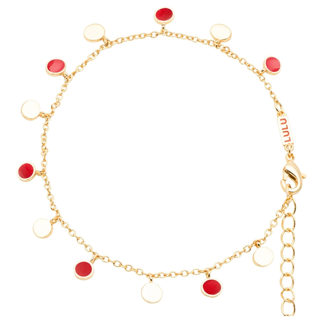 LULU Copenhagen Boho Armband Bracelets Passion Red