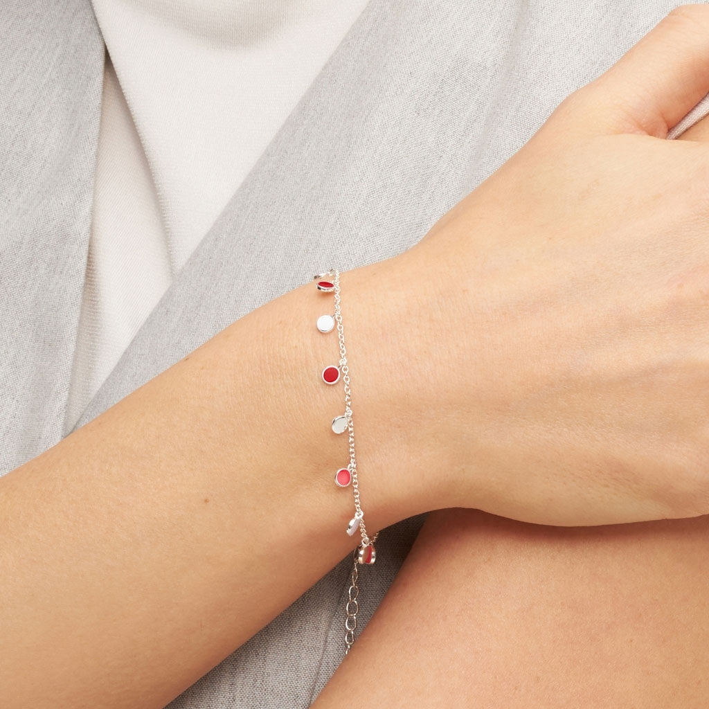 LULU Copenhagen Boho Armband Bracelets Passion Red