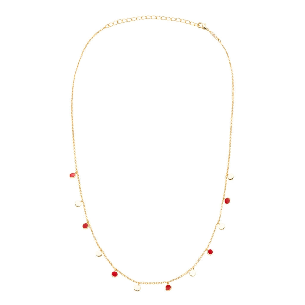 LULU Copenhagen Boho Halsband Necklaces Passion Red