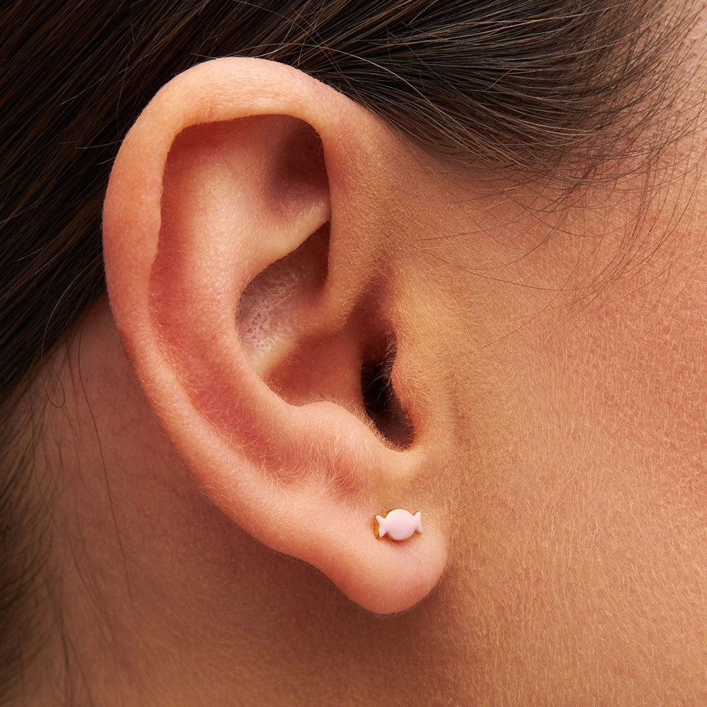 LULU Copenhagen Bonbon örhänge 1 st Ear stud, 1 pcs Ljusrosa