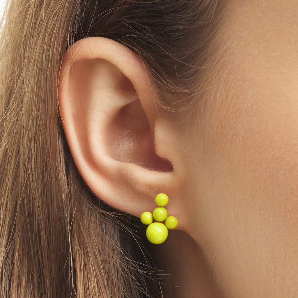 LULU Copenhagen Bouquet Cloud örhänge 1 st Ear stud, 1 pcs Wild Lime