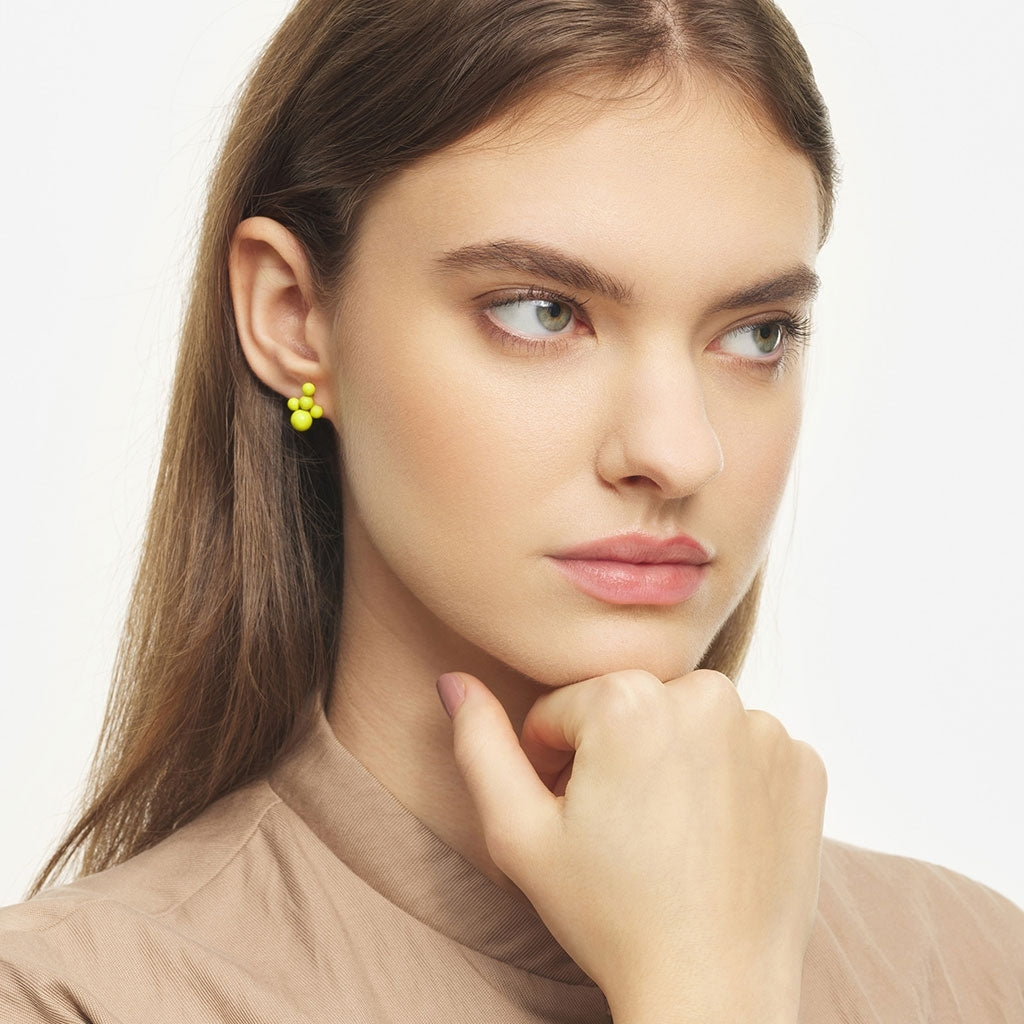 LULU Copenhagen Bouquet Cloud örhänge 1 st Ear stud, 1 pcs Wild Lime
