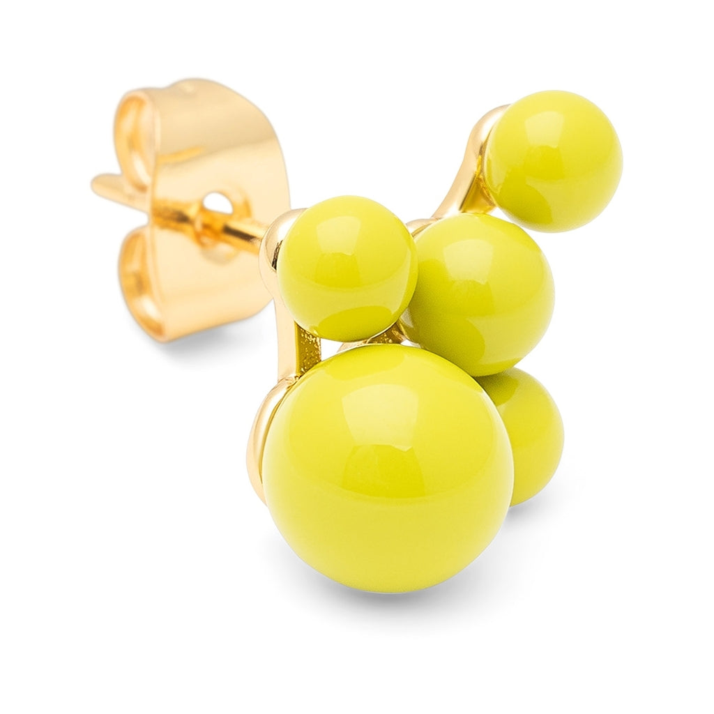 LULU Copenhagen Bouquet Cloud örhänge 1 st Ear stud, 1 pcs Wild Lime