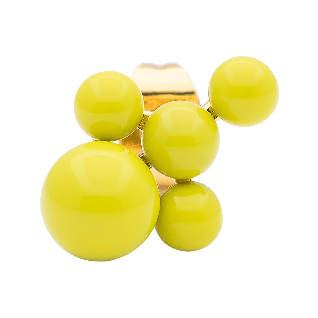 LULU Copenhagen Bouquet Cloud örhänge 1 st Ear stud, 1 pcs Wild Lime
