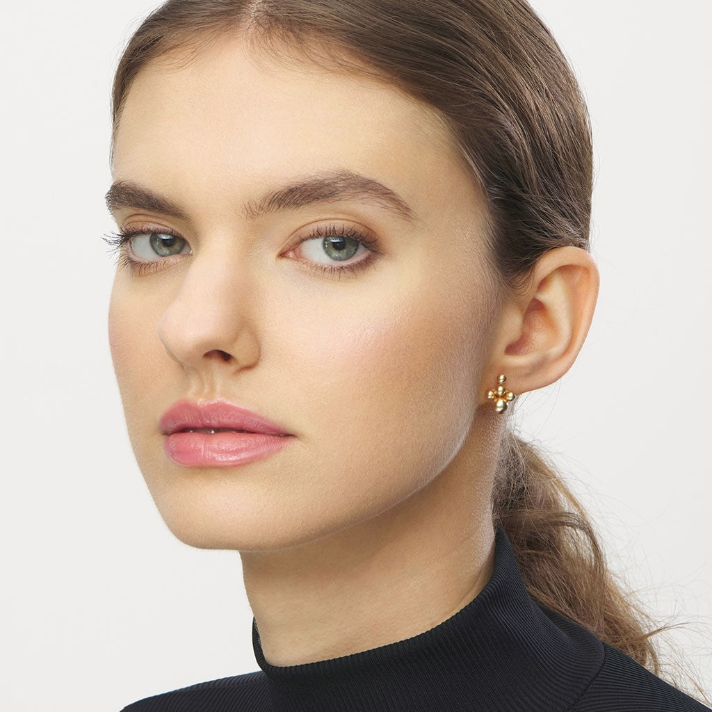 LULU Copenhagen Bouquet Cloud örhänge 1 st Ear stud, 1 pcs Guldpläterad
