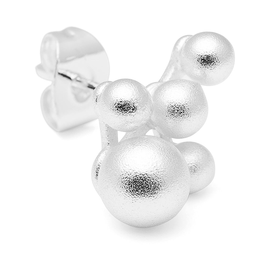 LULU Copenhagen Bouquet Cloud örhänge 1 st Ear stud, 1 pcs Silver Plated