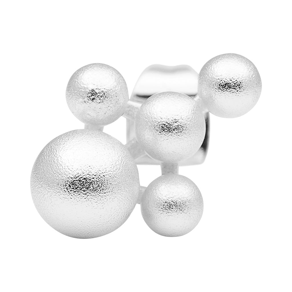 LULU Copenhagen Bouquet Cloud örhänge 1 st Ear stud, 1 pcs Silver Plated