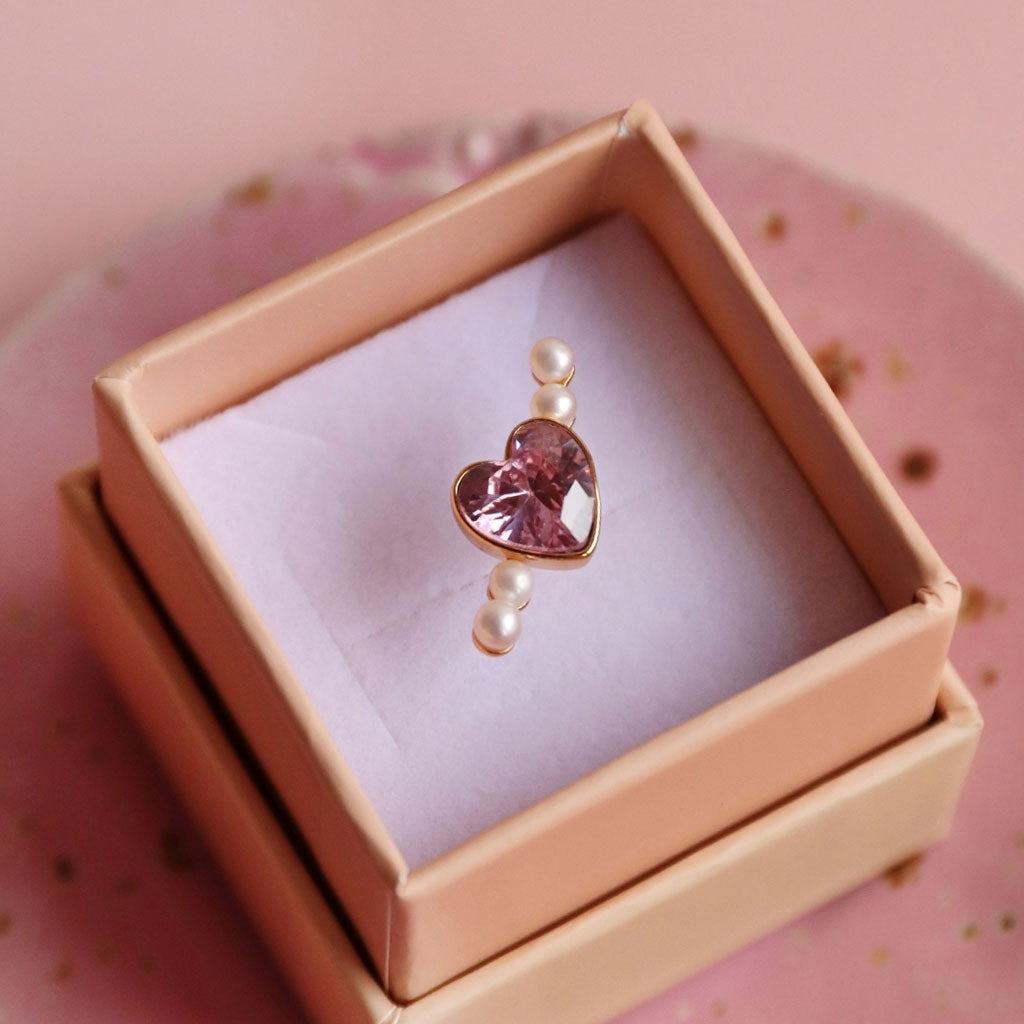 LULU Copenhagen Bouquet Love örhänge 1 st Ear stud, 1 pcs Vintage Rose