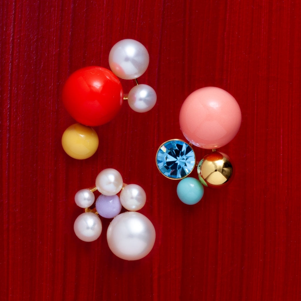 LULU Copenhagen Bouquet Pearls örhänge 1 st Ear stud, 1 pcs Lavendel