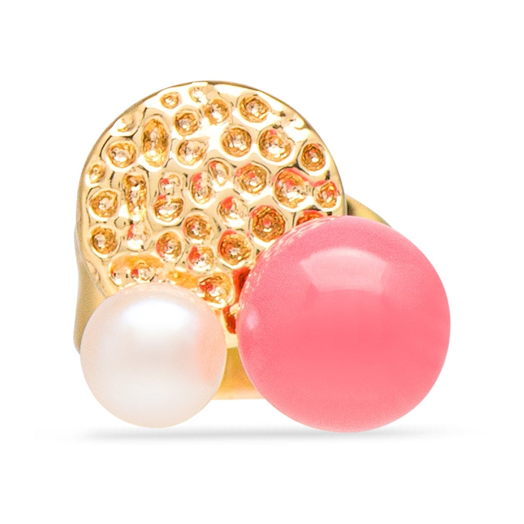 LULU Copenhagen Bouquet Plate örhänge 1 st Ear stud, 1 pcs Guldpläterad