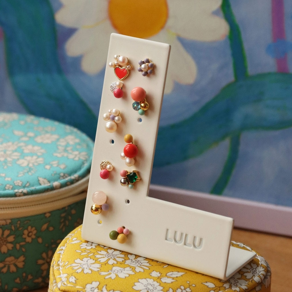 LULU Copenhagen Bouquet Plate örhänge 1 st Ear stud, 1 pcs Guldpläterad