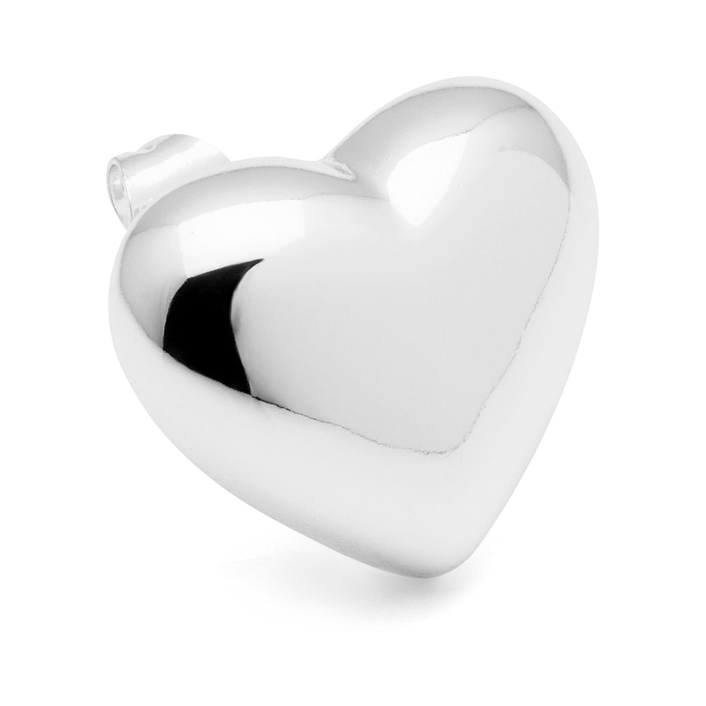 LULU Copenhagen Bubble Heart örhänge 1 st - försilvrad Ear stud, 1 pcs Silver Plated