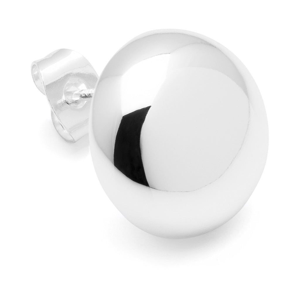 LULU Copenhagen Bubble Round örhänge 1 st - försilvrad Ear stud, 1 pcs Silver Plated