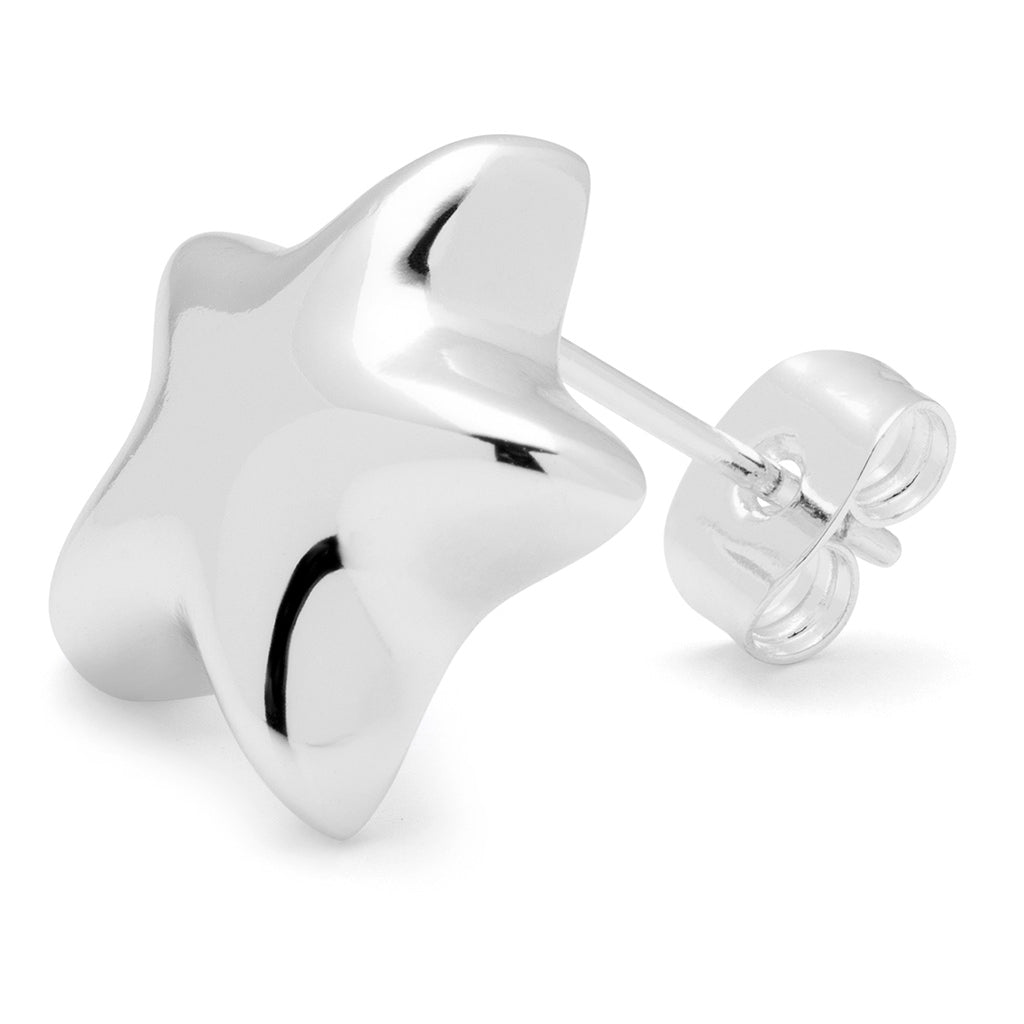 LULU Copenhagen Bubble Star örhänge 1 st - försilvrad Ear stud, 1 pcs Silver Plated