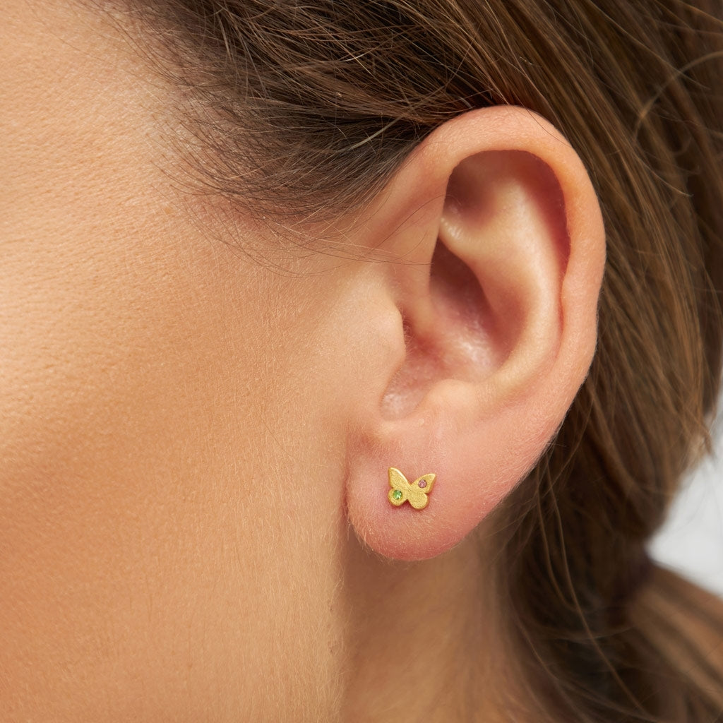 LULU Copenhagen Butterfly örhänge 1 st Ear stud, 1 pcs Guldpläterad