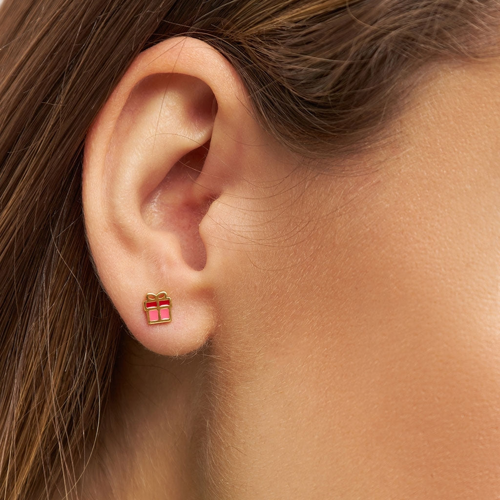 LULU Copenhagen Christmas Gift örhänge 1 st Ear stud, 1 pcs Guldpläterad
