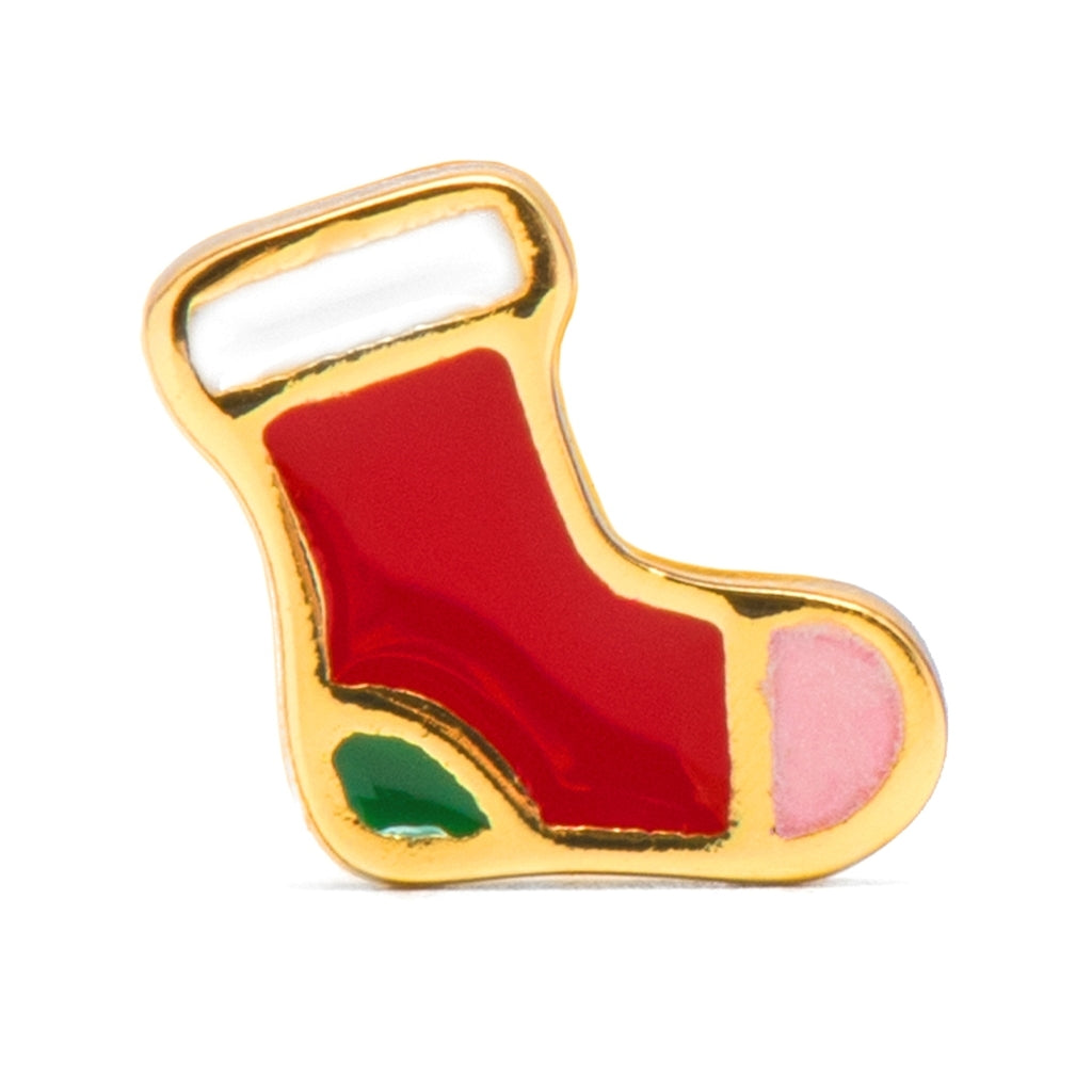 LULU Copenhagen Christmas Sock örhänge 1 st Ear stud, 1 pcs Guldpläterad