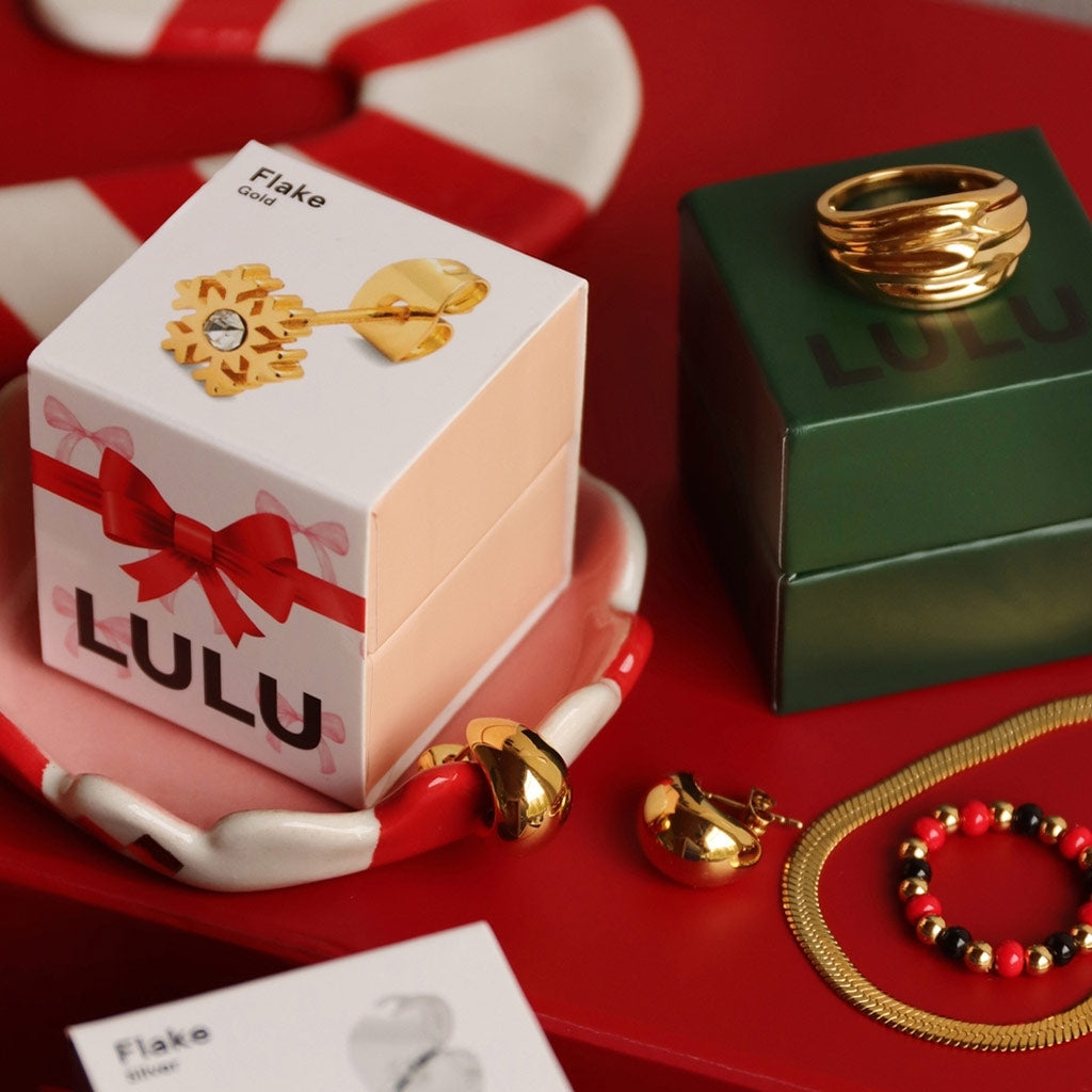 LULU Copenhagen Chunky Silk Ringa - guldpläterad Rings