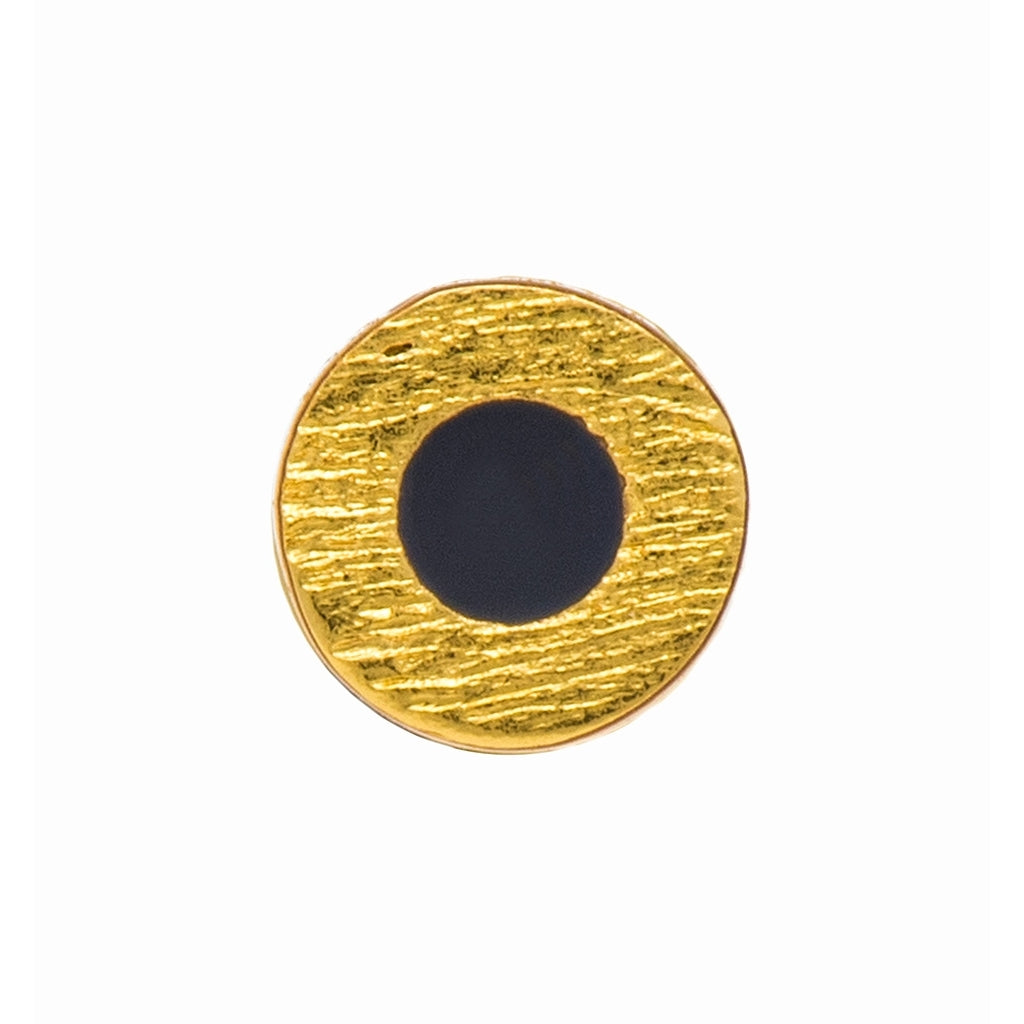 LULU Copenhagen Circle Small örhänge 1 st guldpläterad Ear stud, 1 pcs Inkwell