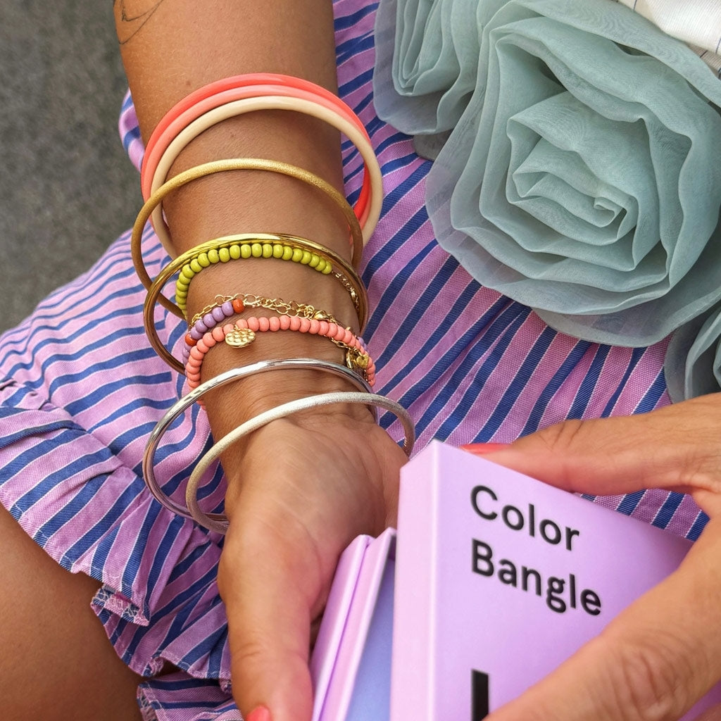 LULU Copenhagen Color Ball Armband Bracelets Purple/Rust