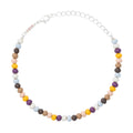 Color Ball Armband forsilvrad - Golden Harvest