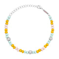 Color Ball Bracelet Summer forsilvrad - Silver Plated