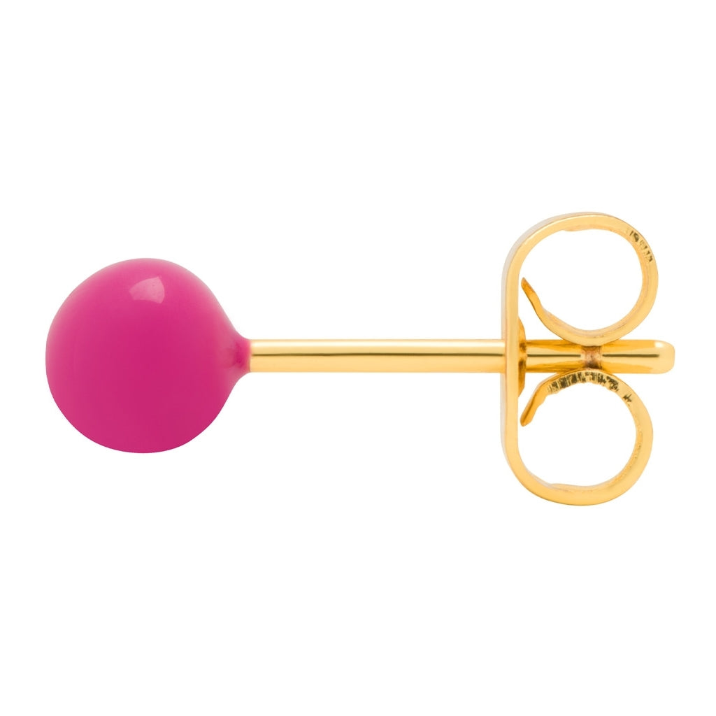 LULU Copenhagen Color Ball Medium örhänge 1 st Ear stud, 1 pcs Plum