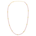Color Ball Halsband kort - Silke Light Pink/ Lime