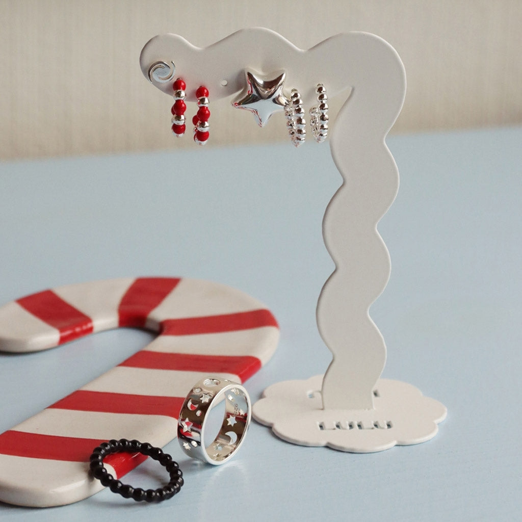 LULU Copenhagen Color Ball Ring Rings Svart