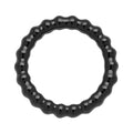 Color Ball Ring - Svart