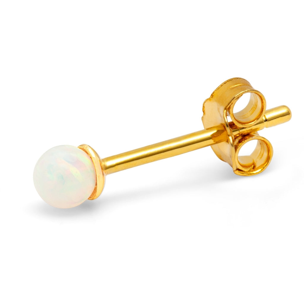 LULU Copenhagen Color Ball Stone örhänge 1 st Ear stud, 1 pcs Opal