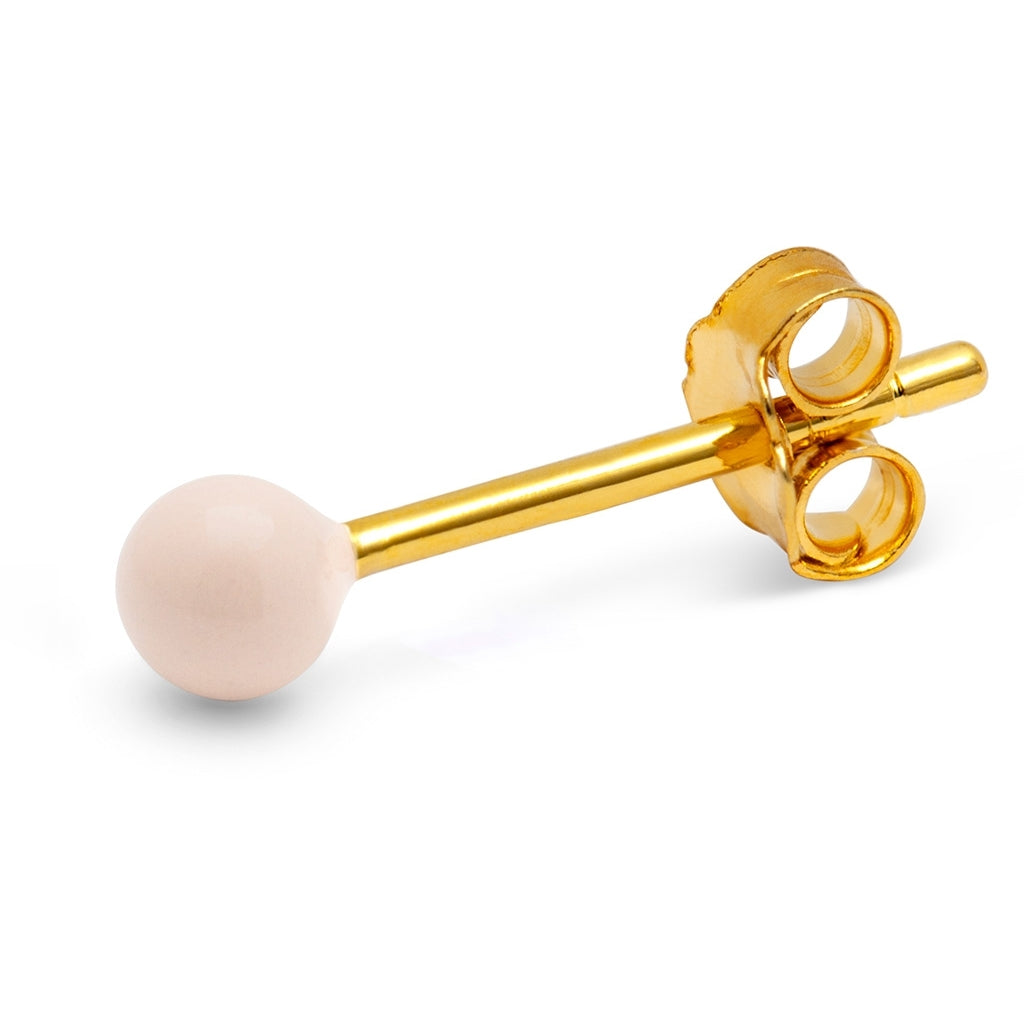 LULU Copenhagen Color Ball örhänge 1 st Ear stud, 1 pcs Dusty Peach