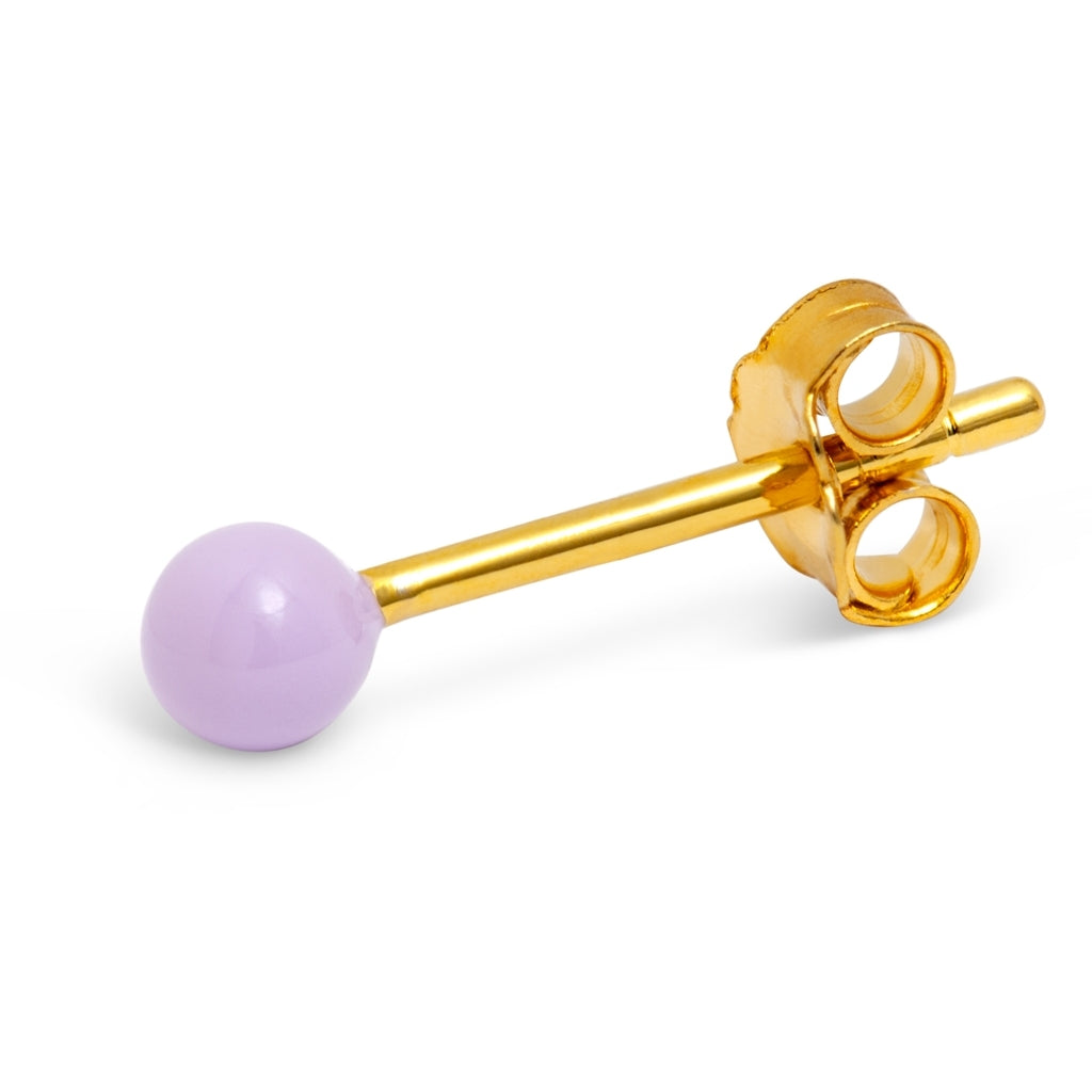 LULU Copenhagen Color Ball örhänge 1 st Ear stud, 1 pcs Lila